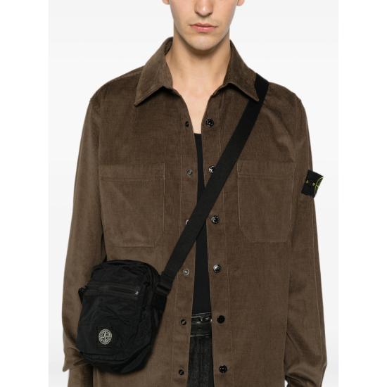 26FW 스톤 아일랜드 크로스백 159200015 S0251 V0029 BLACK - STONE ISLAND