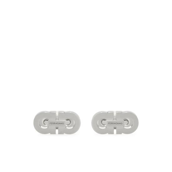 26FW 살바토레 페라가모 커프스 링크/타이 홀더 770385 0784854 PALLA SILVER