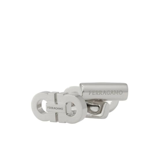 26FW 살바토레 페라가모 커프스 링크/타이 홀더 770385 0784854 PALLA SILVER - SALVATORE FERRAGAMO