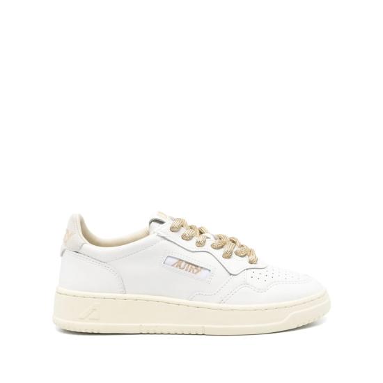 26FW 오트리 메달리스트 로우 레더 스니커즈 AULW SW01 WHITE