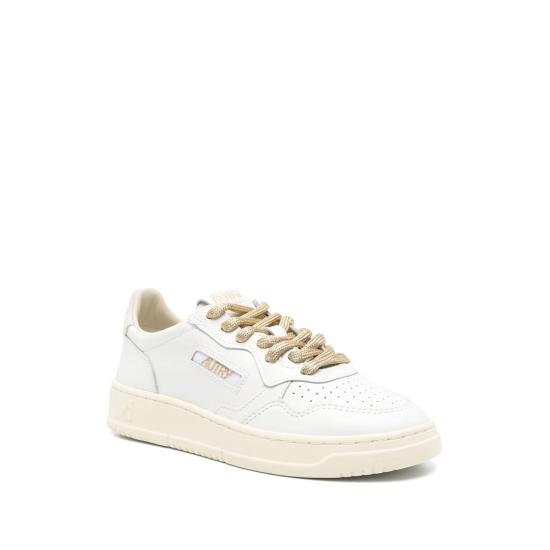 26FW 오트리 메달리스트 로우 레더 스니커즈 AULW SW01 WHITE - AUTRY