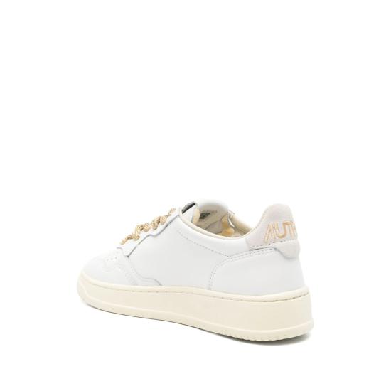 26FW 오트리 메달리스트 로우 레더 스니커즈 AULW SW01 WHITE - AUTRY