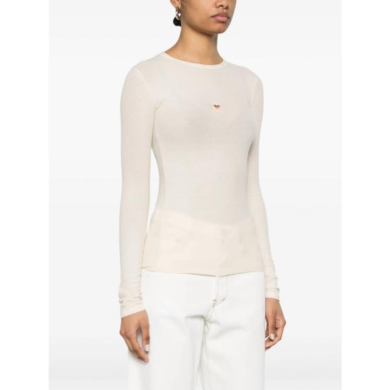 26FW 베이스레인지 긴팔 티셔츠 TOHLS RB HEART UNDYE NEUTRALS - BASERANGE