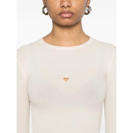 26FW 베이스레인지 긴팔 티셔츠 TOHLS RB HEART UNDYE NEUTRALS - BASERANGE