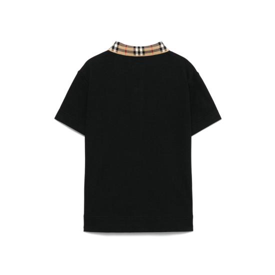 26FW [키즈] 버버리 폴로 셔츠 8105570 KB5 JOHANE A1189 BLACK - BURBERRY