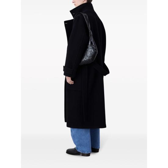 26FW 르메르 크루아상 레더 숄더백 BG0003 LF1329 BK999 BLACK - LEMAIRE