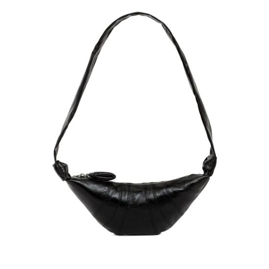 26FW 르메르 크루아상 레더 숄더백 BG0003 LF1329 BK999 BLACK