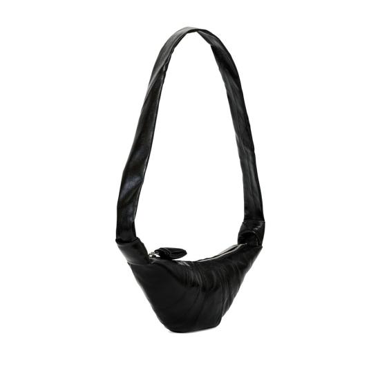 26FW 르메르 크루아상 레더 숄더백 BG0003 LF1329 BK999 BLACK - LEMAIRE