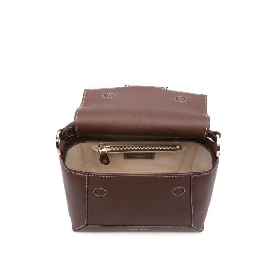 26FW 스트라스 베리 토트백 20232 125 680 MOSAIC TOP 465 BROWN - STRATHBERRY