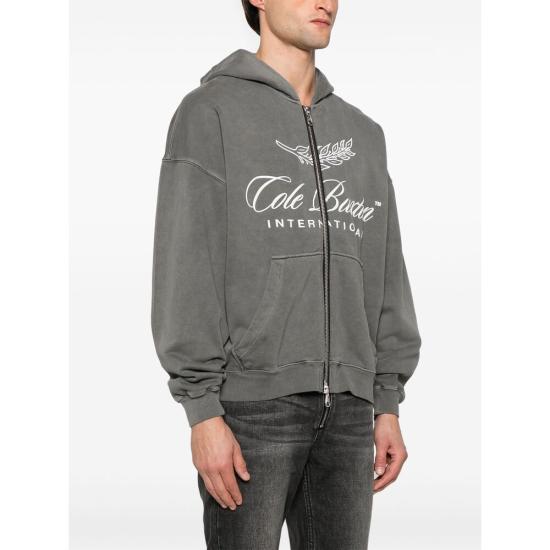 26FW 콜 북스톤 후드 티셔츠 CBIZ001 002 GREY - COLE BUXTON