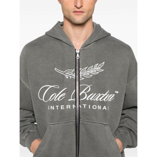 26FW 콜 북스톤 후드 티셔츠 CBIZ001 002 GREY - COLE BUXTON