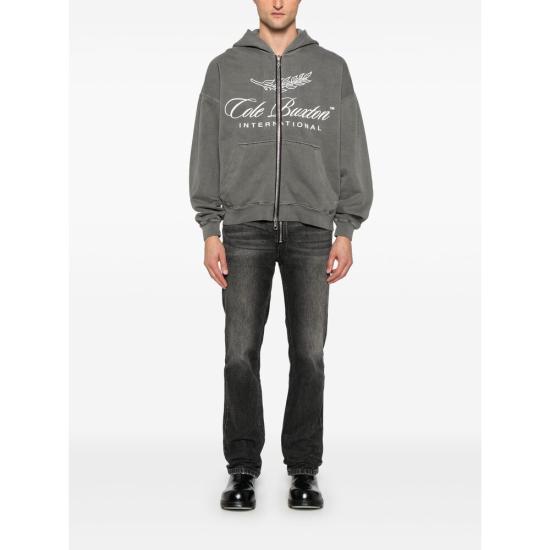 26FW 콜 북스톤 후드 티셔츠 CBIZ001 002 GREY - COLE BUXTON