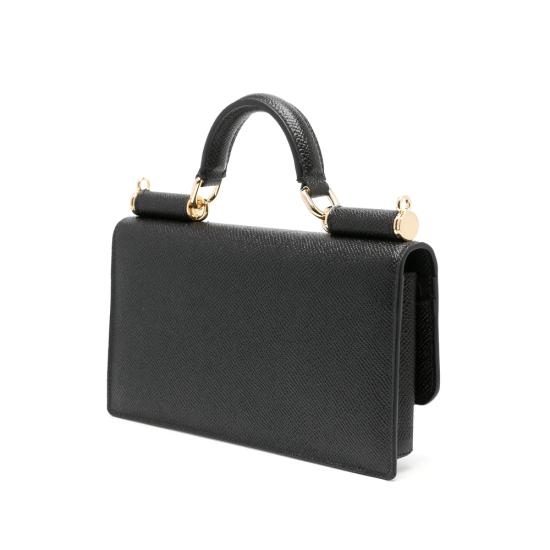 26FW 돌체앤가바나 Dauphine-print calfskin 미니백 BI3280 A1001 80999 BLACK - DOLCE & GABBANA