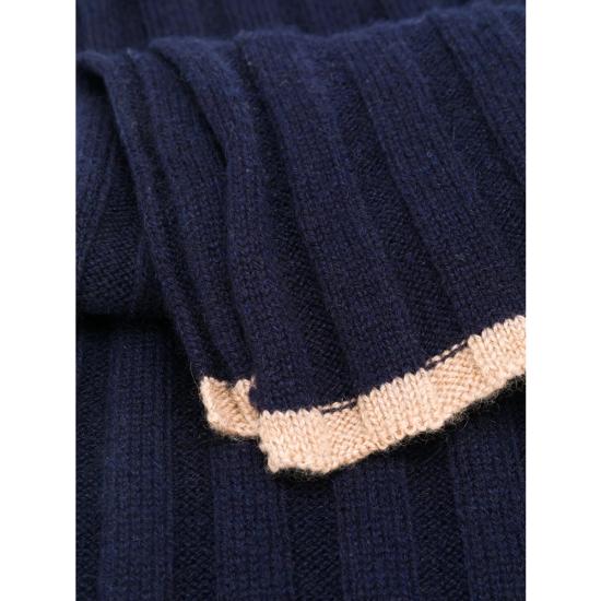 26FW 브루넬로 쿠치넬리 머플러/스카프 M2240819 CU715 BLUE - BRUNELLO CUCINELLI