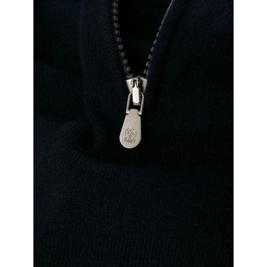 26FW 브루넬로 쿠치넬리 캐시미어 집업 니트 M2200124 CW425 BLUE - BRUNELLO CUCINELLI