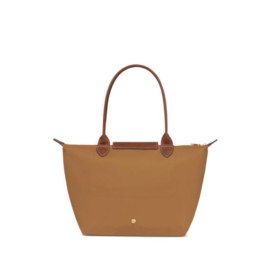 26FW 롱샴 르 플리아쥬 오리지널 M 숄더백 L2605089 P86 YELLOW BROWN - LONGCHAMP