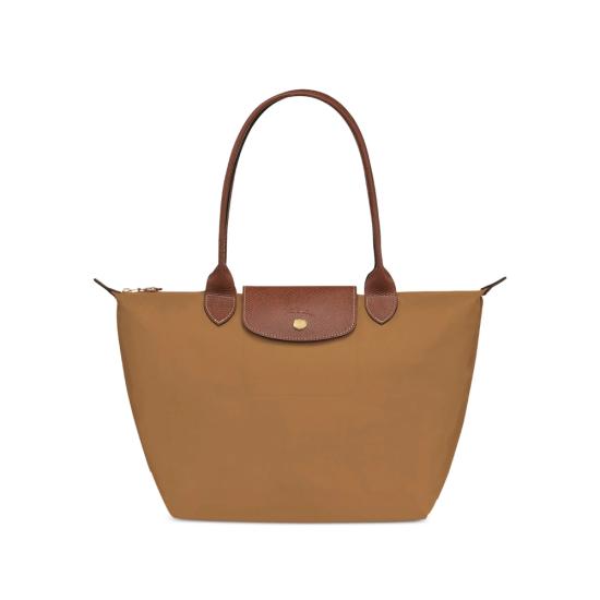 26FW 롱샴 르 플리아쥬 오리지널 M 숄더백 L2605089 P86 YELLOW BROWN