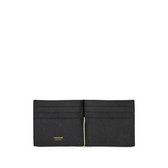 26FW 살바토레 페라가모 간치니 머니클립 반지갑 661475 0776473 NERO BLACK - SALVATORE FERRAGAMO