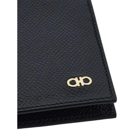 26FW 살바토레 페라가모 간치니 머니클립 반지갑 661475 0776473 NERO BLACK - SALVATORE FERRAGAMO