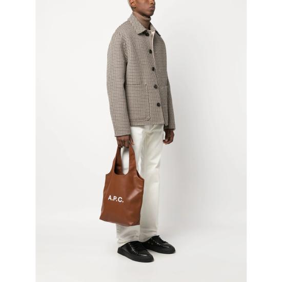 26FW 아페쎄 니논 스몰 토트백 PUAAT M61861 CAD BROWN - A.P.C.