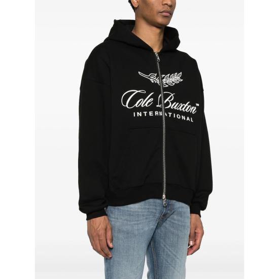 26FW 콜 북스톤 후드 티셔츠 CBIZ001 000 BLACK - COLE BUXTON