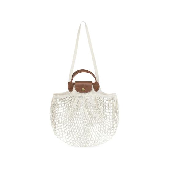 26FW 롱샴 플리아쥬 필렛 L 탑 핸들백 10121HVH 037 NEUTRALS
