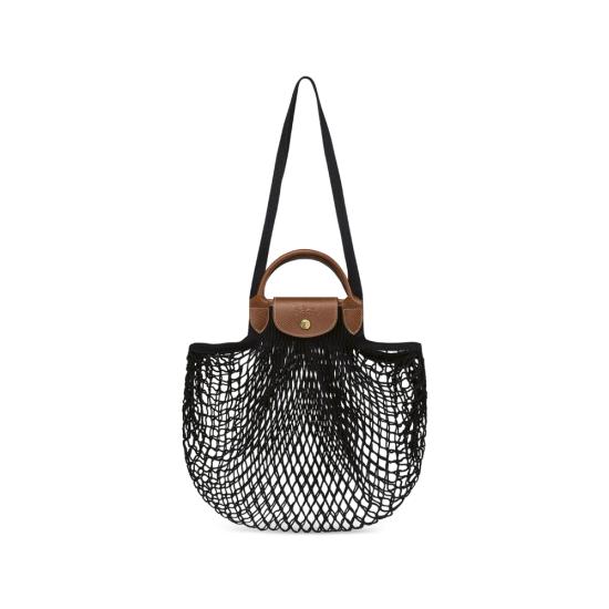 26FW 롱샴 플리아쥬 필렛 L 탑 핸들백 10121HVH 001 BLACK