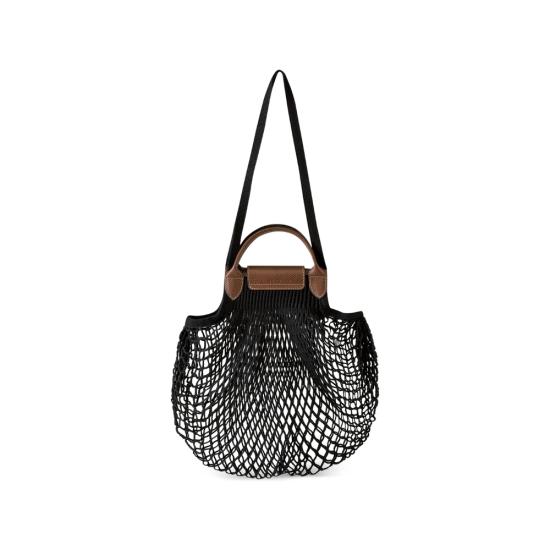 26FW 롱샴 플리아쥬 필렛 L 탑 핸들백 10121HVH 001 BLACK - LONGCHAMP