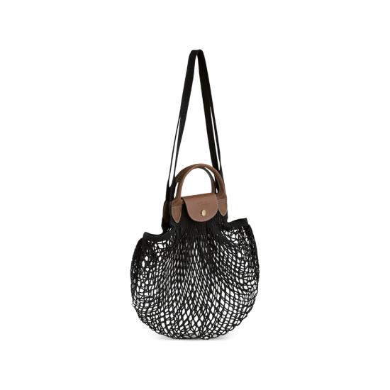 26FW 롱샴 플리아쥬 필렛 L 탑 핸들백 10121HVH 001 BLACK - LONGCHAMP