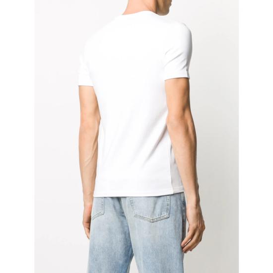 26FW 톰포드 V넥 반팔 티셔츠 T4M091040 100 WHITE - TOMFORD