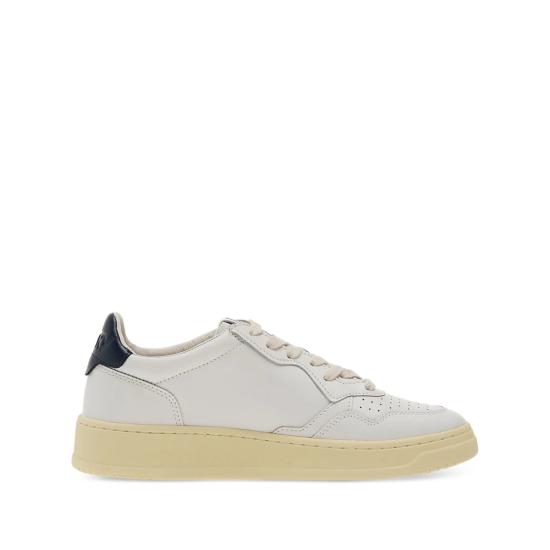 26FW 오트리 메달리스트 로우 레더 스니커즈 AULW LL12 WHITE