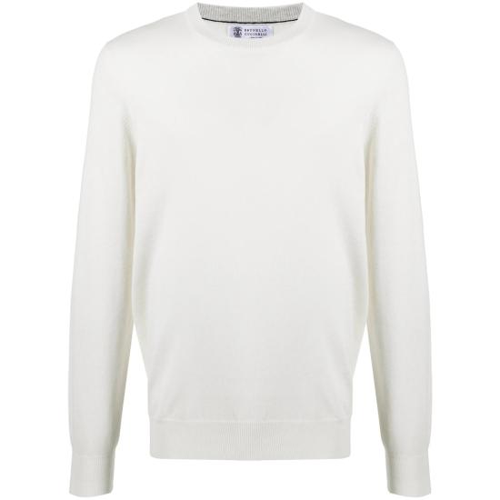 26FW 브루넬로 쿠치넬리 캐시미어 니트 M2200100 CO312 WHITE