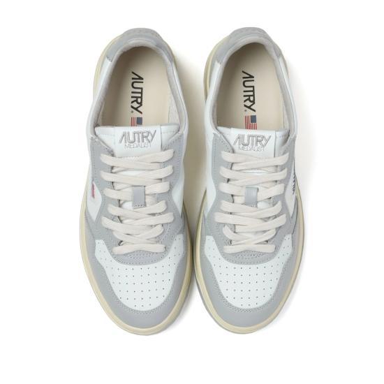26FW 오트리 메달리스트 로우 스니커즈 AULM WB10 GREY - AUTRY