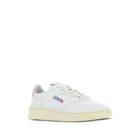 26FW 오트리 메달리스트 로우 레더 스니커즈 AULW LL16 WHITE WHITE - AUTRY