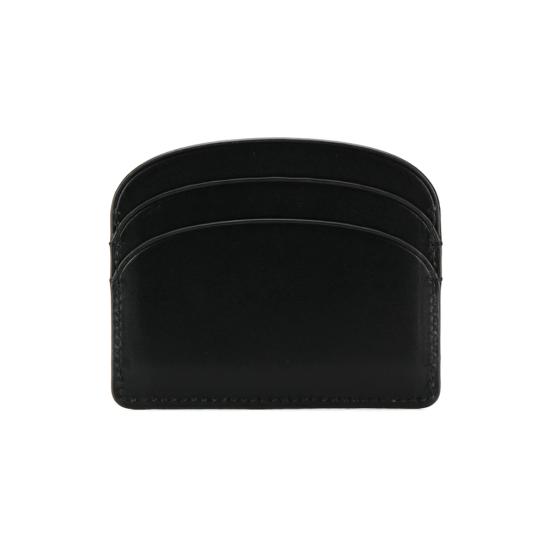 26FW 아페쎄 하프문 카드홀더 PXAWV F63270 LZZ BLACK - A.P.C.