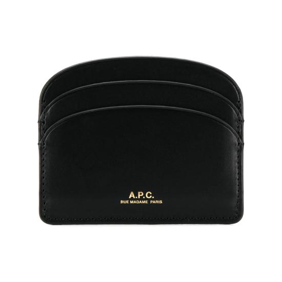 26FW 아페쎄 하프문 카드홀더 PXAWV F63270 LZZ BLACK