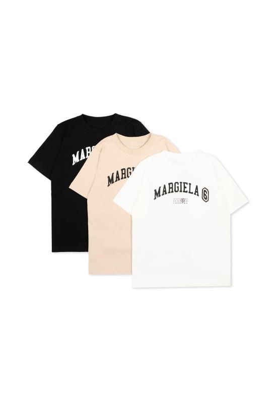 26FW [키즈] MM6 메종마르지엘라 티셔츠 M61162 MM04I M6C52 MULTICOLOR