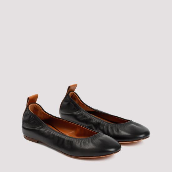 26FW 랑방 플랫 슈즈 FWBAMB02NAPAP24 10 BLACK - LANVIN
