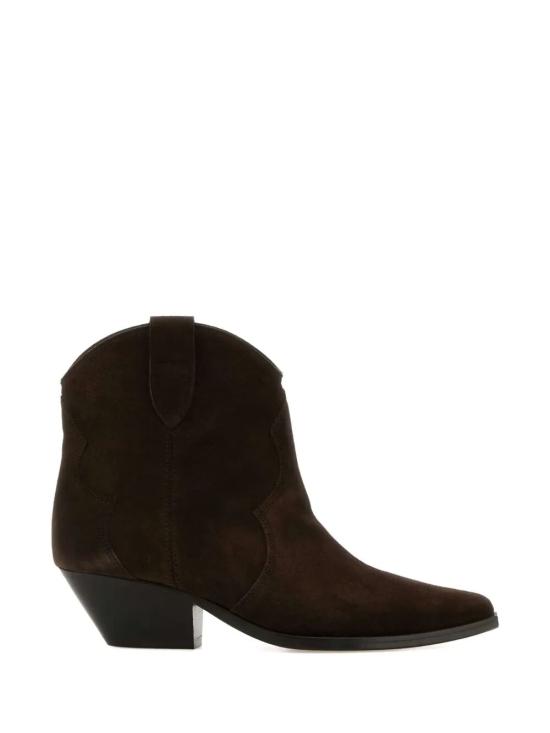 26FW 이자벨마랑 드위나 스웨이드 카프스킨 카우보이 부츠 BO0002FA A1A03S 50CL CHOCOLATE