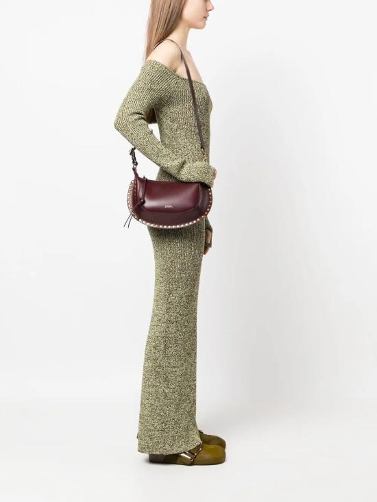 26FW 이자벨마랑 오스칸 문 백 PP0003FA A1C01M 80BY BURGUNDY - ISABEL MARANT