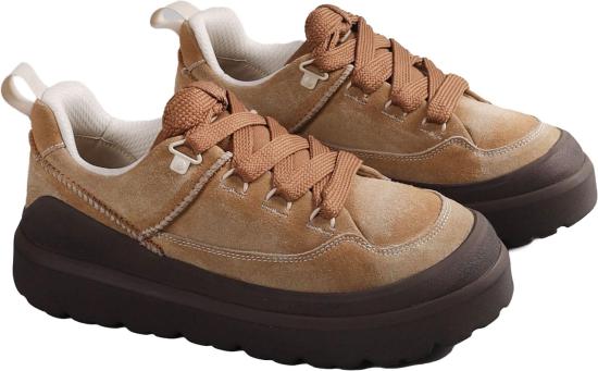 26SS 어그 스니커즈 MHERITAGEUTILITYSNEAKERKNOLLCHESTNUTDARKEARTH BEIGE - UGG