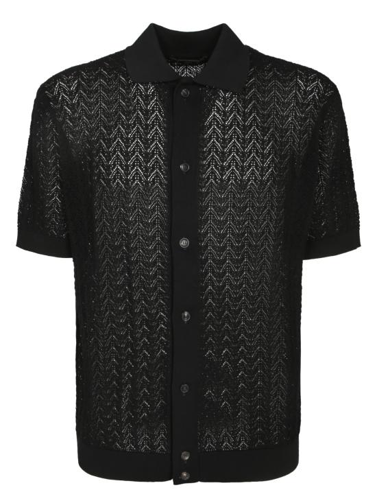 26SS 델 오글리오 셔츠 CA1MC CR12Y 990 Black