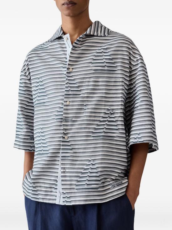 26SS 자크뮈스 긴팔 셔츠 26ESHM00622AW00 3JB JACQUARDBO - JACQUEMUS