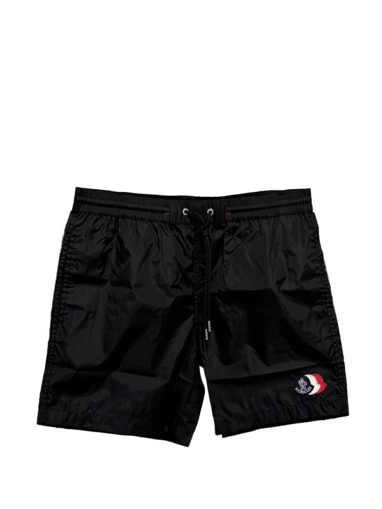 26FW 몽클레어 나일론 로고 패치 스윔 팬츠 L20912C000055985M 999 BLACK