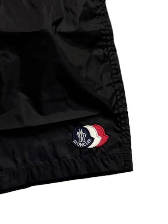 26FW 몽클레어 나일론 로고 패치 스윔 팬츠 L20912C000055985M 999 BLACK - MONCLER