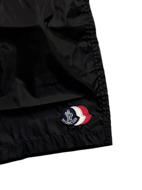 26FW 몽클레어 나일론 로고 패치 스윔 팬츠 L20912C000055985M 999 BLACK - MONCLER