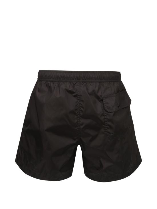 26FW 몽클레어 로고 패치 스윔 쇼츠 L20912C0000453326 999 BLACK - MONCLER
