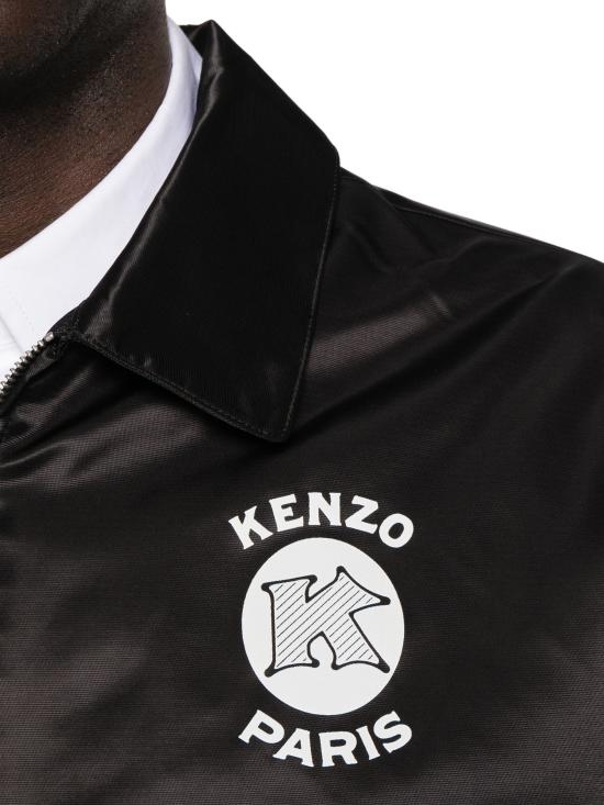 26FW 겐조 가죽 자켓 FG65BL0589NH BLACK - KENZO