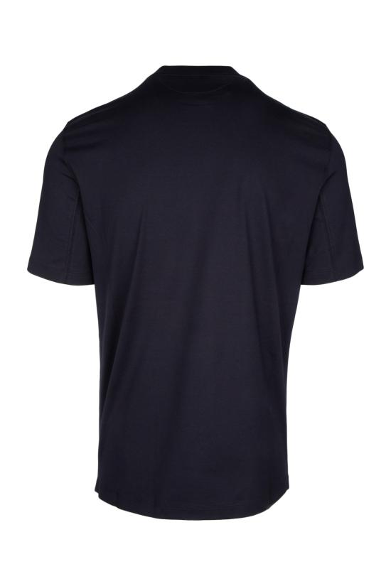 26FW 브루넬로 쿠치넬리 코튼 저지 크루넥 티셔츠 M0B131308 C4425 NAVY - BRUNELLO CUCINELLI