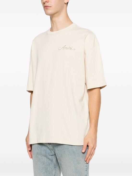26FW 아미리 반팔 티셔츠 AMTOJR1172 271 ALABASTER - AMIRI